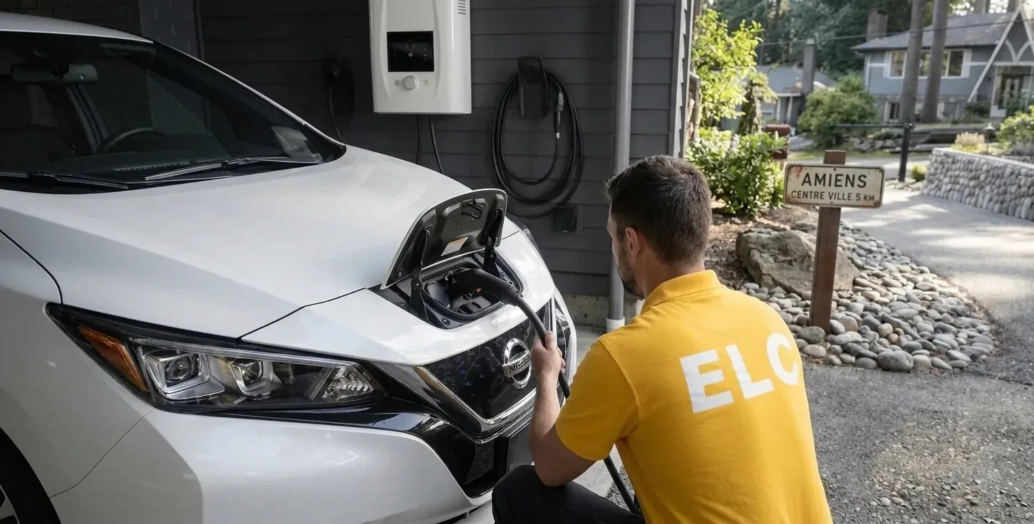 Borne de recharge IRVE à Champigny-sur-Marne