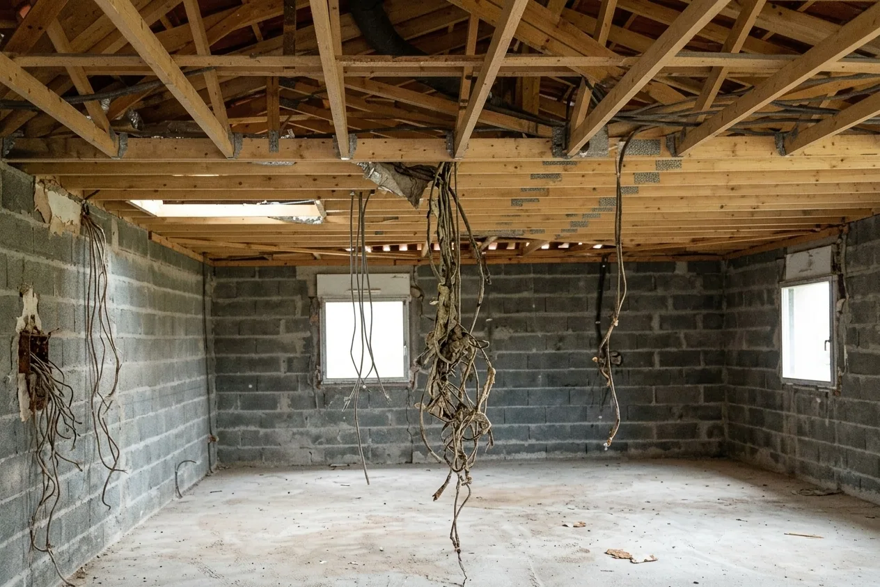 Électricien à Champigny-sur-Marne — avant (chantier 3)